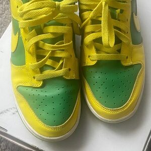 Nike Green and Yellow Sneakers